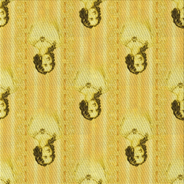 Ahgly Company Tapis d'Intérieur Lavable en Machine Carré Transitionnel Jaune Banane, 5 Pieds Carré