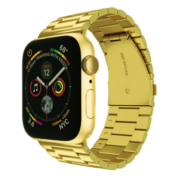 Compatible con Apple Watch Band38mm-40mm/ 42mm-44mm Reemplazo de correa de metal de acero inoxidable para Apple Watch Series 5/4/3/2/1 Adepaton 2033260-12