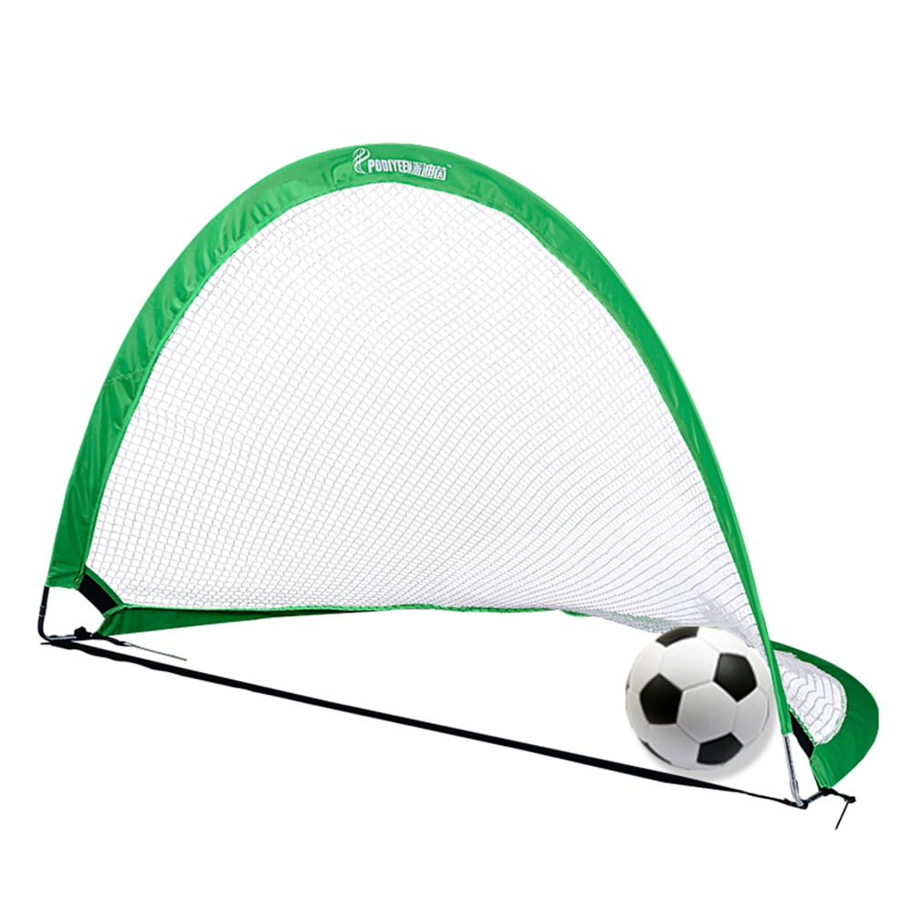 48*30*30in Semicircle Portable Folding Soccer Goal Child Up Soccer Goal