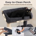 thumbnail image 6 of Pawz Road Cat Tree for Large Cats 56"Tall Cat Tower Condo with Scratching Post for Indoor Cats,Dark Gray, 6 of 17