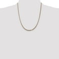 thumbnail image 7 of Auriga Fine Jewelry 925 Sterling Silver Antiqued 3.25 mm Solid Square Spiga Chain Necklace for Men 22", 7 of 7