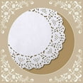 thumbnail image 3 of Topboutique Paper Doilies,150 Pieces 4.5 inch White Paper Doilies,Lace Paper Doilies,Round Doilies for Food,Disposable Decorative Paper Doily for Cakes Desserts Crafts Party Wedding Tableware Decor, 3 of 7