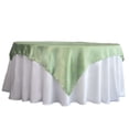 thumbnail image 6 of Efavormart 60" SATIN Square Tablecloth Overlay For Wedding Catering Party Table Decorations SAGE GREEN Square Tablecloth Cover, 6 of 10