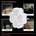 thumbnail image 2 of Lámpara de pared de cabecera minimalista moderna Led de luz cálida de inducción 2 uds Eurocódigo TUNC Sencillez, 2 of 5