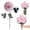 B, variant on Souew 22 Inch Long Large Artificial Chrysanthemum Dandelion Hydrangea Flower Blue Faux Floral Stem For Wedding Table Centerpieces Home Kitchen Floral Arrangement Decor