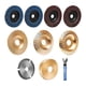 thumbnail image 3 of Juego de discos de tallado de madera Strade Fareast Limited 1 llave abrasiva 4 muelas abrasivas 4 discos abrasivos para madera 1 disco abrasivo de metal, 3 of 8