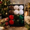 thumbnail image 7 of Hanging Ball Ornaments for Christmas Tree, Plastic Holiday Decorations Set, 7 of 7