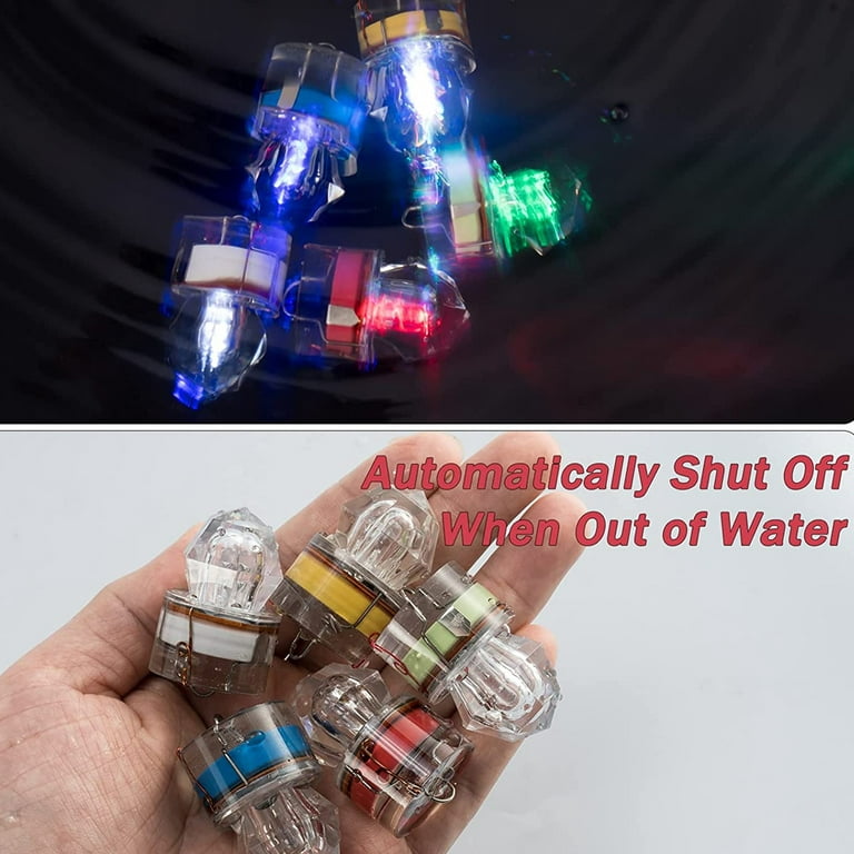 Fishing Lights Water Activate Lighted Fishing Lures Deep Drop Rig Fishing  Flashers 
