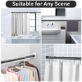 thumbnail image 2 of IC ICLOVER 6 Pack Spring Tension Curtain Rod, 15.7"-28" Adjustable Length Easy No Drill Install for Kitchen, Bathroom, Cupboard, Wardrobe, Window, Bookshelf DIY Projects, 2 of 6