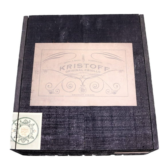 Kristoff Original Criollo Matador Empty Wood Cigar Box 8.5" x 7.75" x 3"