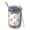 Pioneer Flower Floral Print Pattern, variant on Pioneer Flower Floral Print Pattern Wide Mouth Tumbler, Vacuum Insulated Short Beverage Tumbler 304 Stainless Steel Inner Liner Gifts Ideas for Birthday Holiday Party
