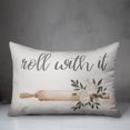 thumbnail image 3 of Creative Products Roll with It 20 x 14 Spun Poly Pillow, 3 of 3
