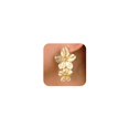 thumbnail image 1 of Pendientes Wiwpar, grandes, con forma de flor doble, para mujer, 1 of 7