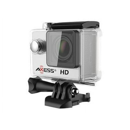 Axess CS3603 - Action camera - 720p / 30 fps - 5.0 MP - underwater up to 98.4 ft - silver
