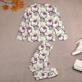 thumbnail image 4 of Hello Kitty Long Sleeve Top And Pants 2 Piece Pajama Set, 4 of 8