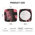 thumbnail image 4 of Kdxio Chair Seat Covers Graphic Seal On Stripes Print Chair Covers for Dining Room Square Washable Chair Protector Seat(Four Pieces), 4 of 5
