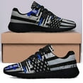 thumbnail image 3 of Back The Blue Shoes Women's Fashion Sneakers Tennis Running Shoes for Men Women Black Size 7, 3 of 7