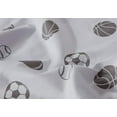 thumbnail image 3 of Chezmoi Collection 3-piece Kids/Teens Sports Baseball Basketball Soccer Football Microfiber Sheet Set, Twin Size, 3 of 4
