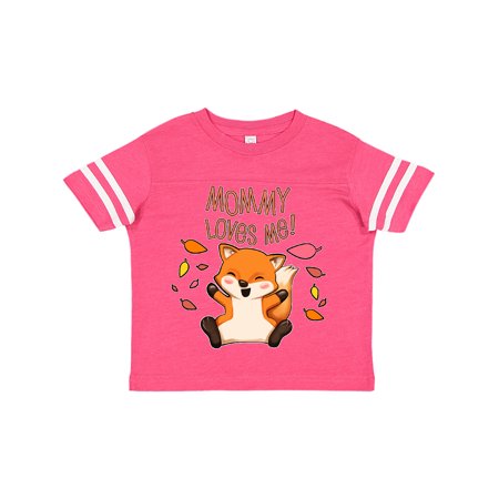 

Inktastic Mommy Loves Me!- cute baby fox Gift Toddler Boy or Toddler Girl T-Shirt