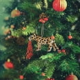 thumbnail image 3 of Agiferg Christmas Decorations Simulation Giraffe Rhinocero Leopard Elephant Decorations Gifts Christmas Decorations, 3 of 5