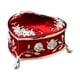thumbnail image 2 of Organizador de joyas, artículos diversos, organizador de baratijas, caja de joyería en forma de corazón para ocasiones especiales. Rojo, 2 of 9