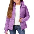 thumbnail image 2 of Abrigo de invierno cálido con capucha para niños, chaqueta ligera y gruesa acolchada de algodón, abrigo para niños, 2 of 9