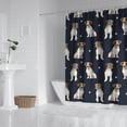 thumbnail image 2 of Jack Russell Terrier Shower Curtain 84"x72" ,Bathroom Decorative Shower Curtains Set with 12 Hooks,Modern Waterproof Washable Shower Curtain, 2 of 6