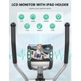 thumbnail image 5 of Elliptical  for Home, Hyper-Quiet Exercise Equipment w/8 Levels Adjustable Resistance, 5 of 7