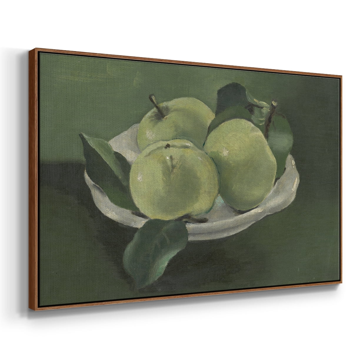 Vintage Botanical Print-LXXXVII By Wexford Home Framed in Walnut Wood Gallery Wrapped Canvas 27 in. x 41 in.