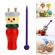 thumbnail image 3 of Práctico telar de , cuerda , muñeca de tejer, portátil de para bricolaje, herramienta de para principiantes, niños BLESIY Lana de hilo tejiendo telar, 3 of 8