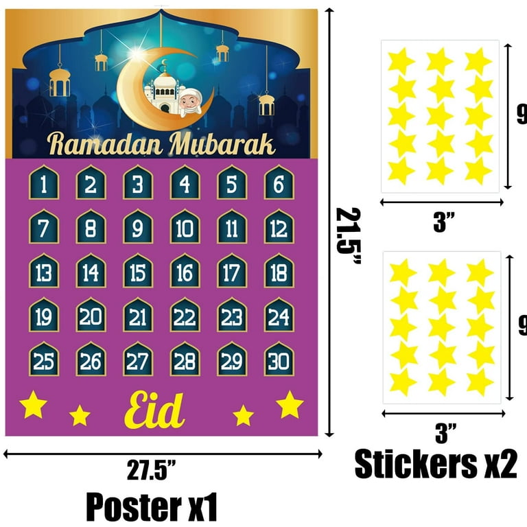 Ramadan Decorations Ramadan Calendar Eid Calendar Countdown Calendar 2022 Ramadan Calendar Eid Calender Activities for Kids - Walmart.com ramadan-decorations-ramadan-calendar-eid-calendar-countdown-calendar-2022-ramadan-calendar-eid-calender-activities-for-kids-walmart-com