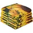 thumbnail image 3 of Coolnut Beautiful Sunflowers Kitchen Towels, 18 x 28 Inch Super Soft and Absorbent Dish Cloths for Washing Dishes, 1 PCS Reusable Multi-Purpose Microfiber Hand Towels for Kitchen, 3 of 6