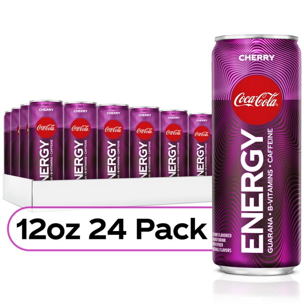Cherry Coke Energy, Cherry CocaCola Flavored Energy Drinks With
