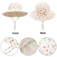 thumbnail image 6 of Gubotare Baby Sun Hats Boy Kids Sun Hat UV Protection Summer Beach Play Hats Wide Brim Neck Flap for Girls Boys (S,Size 12-24 Months), 6 of 6