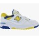 thumbnail image 1 of NEW BALANCE 550 SIZE 15 D WHITE YELLOW BLUE CLASSIC BASKETBALL SHOE BB550NCG, 1 of 6