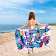 thumbnail image 2 of RHAFAYRE Microfiber Quick Dry Beach Towel, Printing Towel, Sandless Towel, Super Absorbent Towel for Fitness, Yoga, Sauna 150x75 CM, 2 of 5