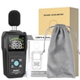 thumbnail image 1 of MESTEK 30-130dB Noise Meter Display Color Backlit Display Fast Slow Sampling Rate Capacitive Microphone Sound Level Monitor, 1 of 8