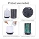 thumbnail image 3 of Metal Essential Oil Diffuser, 300ml Aromatherapy Oil Diffuser, Metal Ultrasonic Aromatherapy Diffuser with Waterless Auto Shut-Off Protection, Cool Mist Humidifier for Bedroom, Home, Office, 3 of 5
