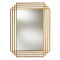 thumbnail image 4 of Baxton Studio Kalinda Art Deco Antique Gold Finished Rectangular Accent Wall Mirror, 4 of 5