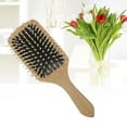 thumbnail image 2 of Wooden Hair Brush Massage Comb Large Paddle Combs for All Hair, 2 of 8