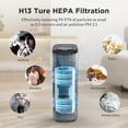 thumbnail image 4 of Membrane Solutions MS18 Air Purifier True HEPA Filter for Allergies, Black, 4 of 5