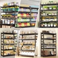 thumbnail image 3 of Book Shelf, 4 Tier Metal Wide Bookshelves, Heavy Duty Bookcase, Adjustable Industrial Bookshelf, Tall Book Shelf for Living Room & Bedroom and Library, Black(54" H*24" W*14" D), 3 of 10