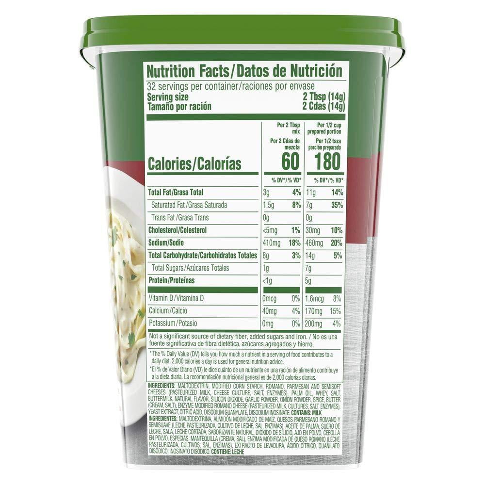 (3 pack) Knorr Professional Alfredo Sauce, Gluten Free, Real Parmesan and Black Pepper, 1lb