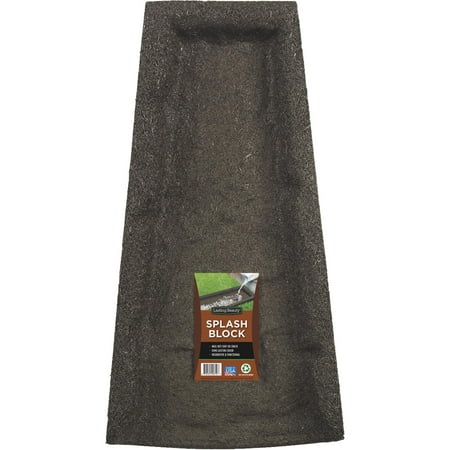 Lasting Beauty Splash Block, Brown Roof Gutter Accessories