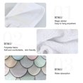 thumbnail image 2 of Yayeee Kitchen Hanging Hand Towels Set of 2 with Loop Bathroom Absorbent Tie Towel, Light Blue Shimmering Pattern, 2 of 7