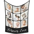 thumbnail image 5 of Best Mom Ever Blanket Personalized with Own Photos, Custom Gifts for Mom, 1st from Husband, Mom Birthday Gifts from Daughter Son, Anniversary Valentines Day Gifts for Wife Customized, 5 of 6