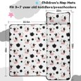 thumbnail image 5 of Cow and Spot White Pattern Teens Toddler Nap Mat with Pillow, Sleeping Mat Bag for Preschool Daycare 59"x22", 5 of 6