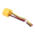 thumbnail image 3 of 2 Pcs H4 9003 HB2 Female Ceramic Wire Harness Headlight Sockets Plug, 3 of 8