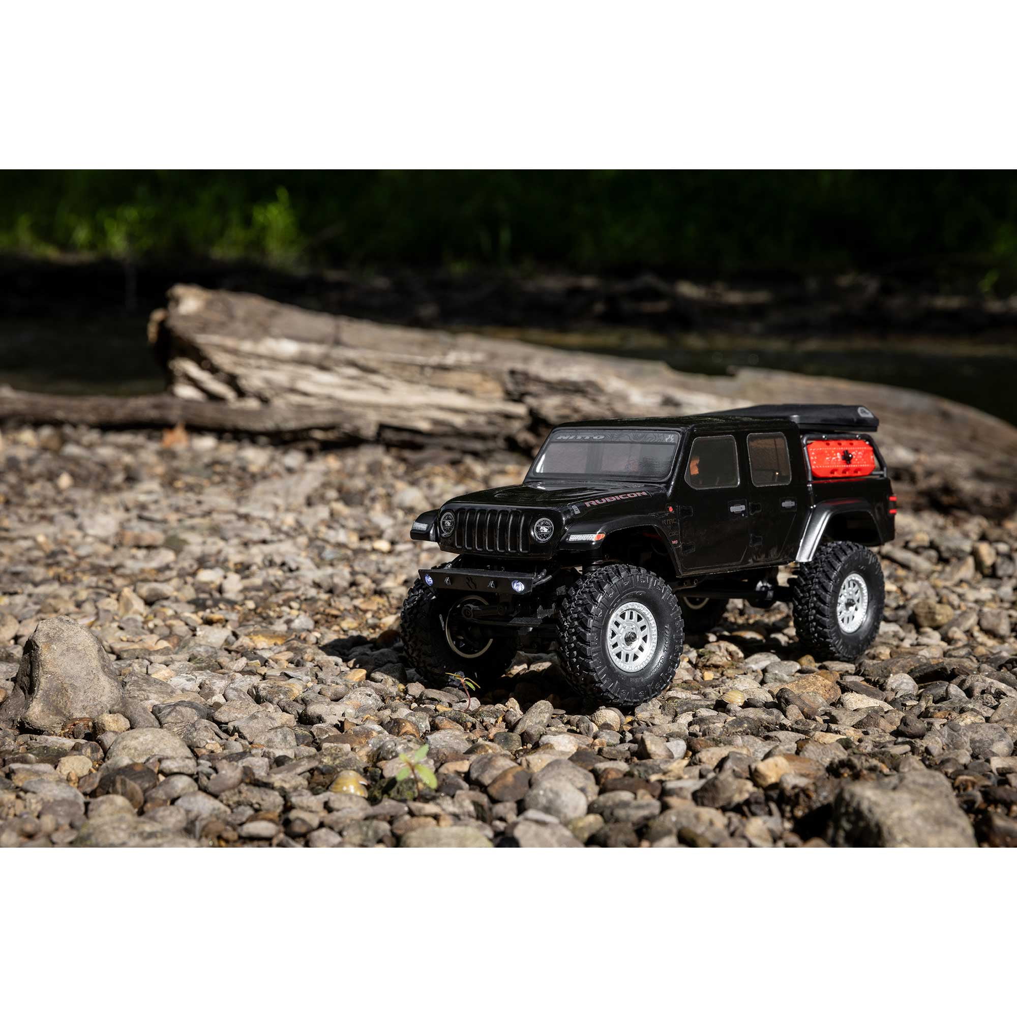 Axial RC Truck SCX24 Jeep Gladiator 4 Wheel Drive Rock Crawler RTR Nothing needed to Complete Ready-To-Run Black AXI00005V2T5 Remote Control Car RC Car RC Crawler