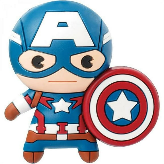 Captain America 833436 Avengers Chibi Character 3D Foam Magnet